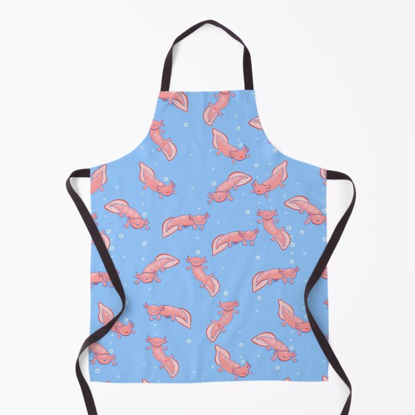 Item preview, cute Axolotl underwater bubbles blue designed and sold by Gossip Rag.