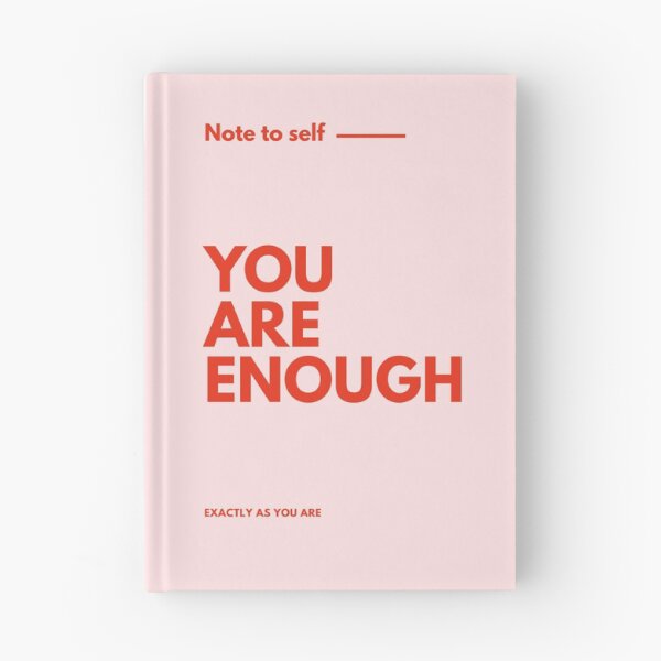 Item preview, You Are Enough Exactly As You Are, Self Love, Pink & Red, Self Care, Women designed and sold by TheLoveShop.