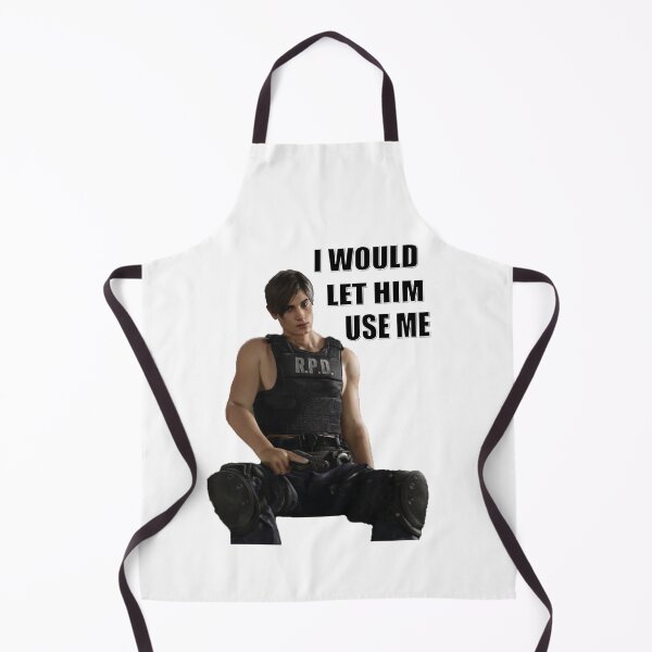 Item preview, I WOULD LET LEON USE ME black text designed and sold by nemmywemmy.