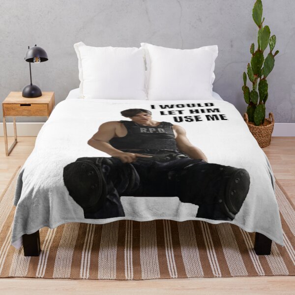 Item preview, I WOULD LET LEON USE ME black text designed and sold by nemmywemmy.