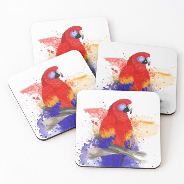 Item preview, Parrot watercolour designed and sold by Drdbanner.