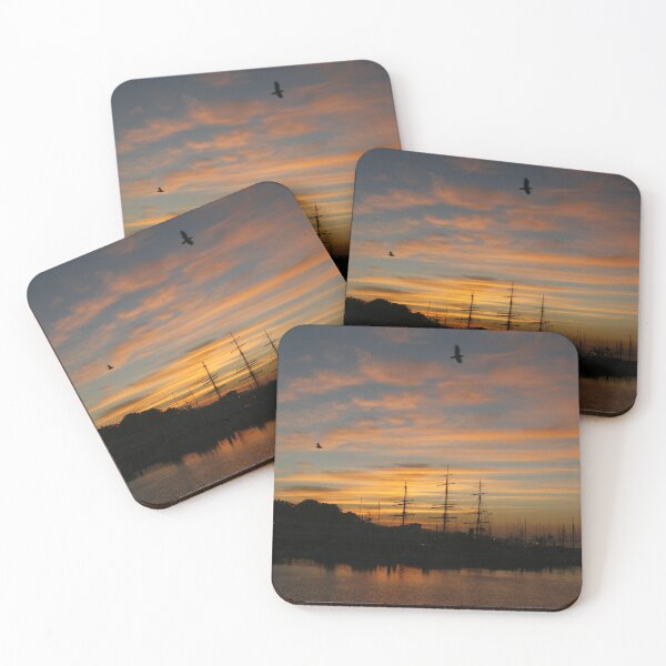 Item preview, Sunset over Fisherman's Wharf Harbor designed and sold by fototaker Tony.