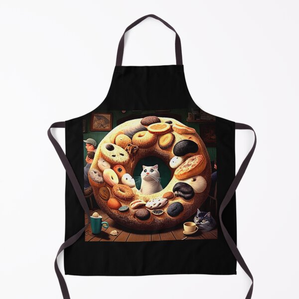 Item preview, Everything Bagel in Cat Café designed and sold by Earth Nature Creations.