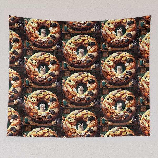 Item preview, Everything Bagel in Cat Café   designed and sold by Earth Nature Creations.