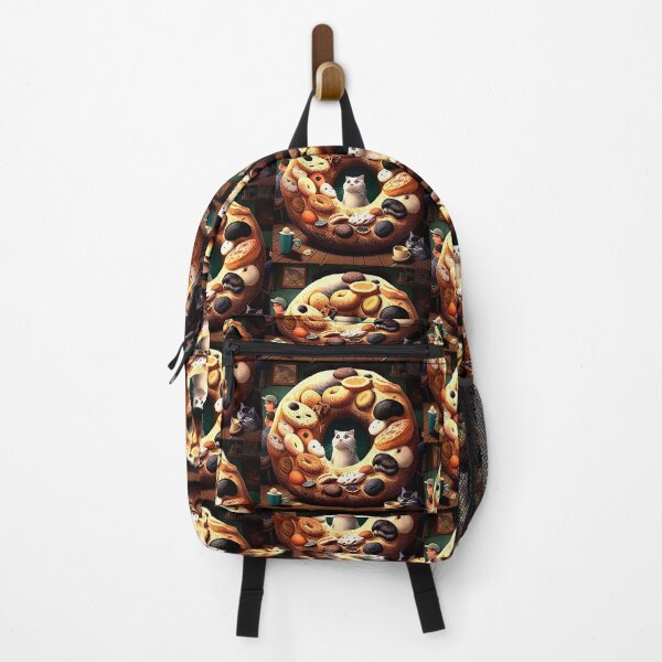 Item preview, Everything Bagel in Cat Café   designed and sold by Earth Nature Creations.