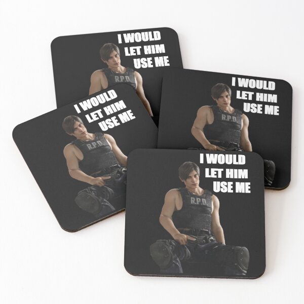 Item preview, I WOULD LET LEON USE ME white text designed and sold by nemmywemmy.
