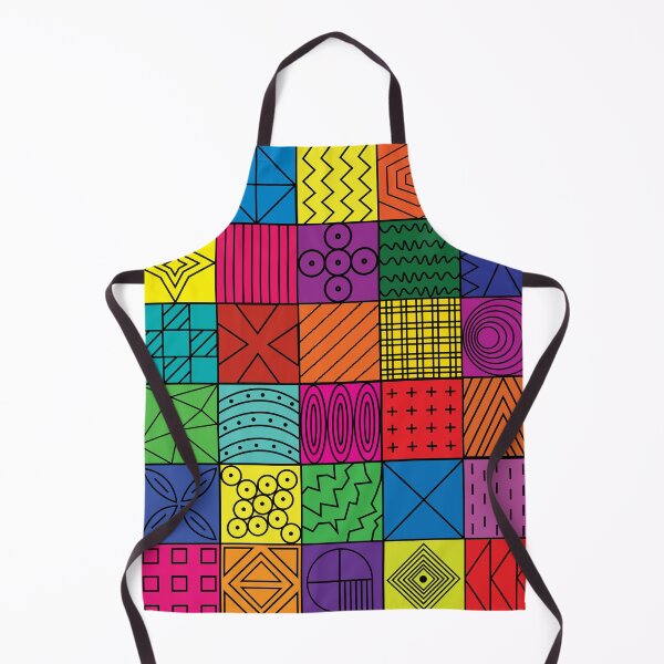 Item preview, Patterned Geometric Squares designed and sold by ColorZoo.