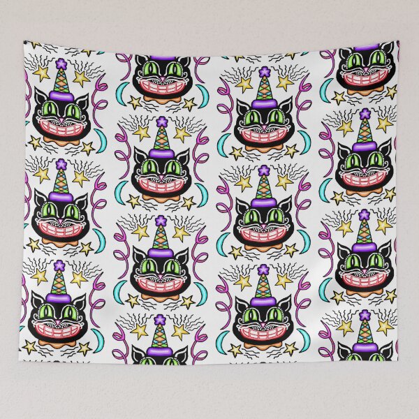Item preview, Vintage Party Cat designed and sold by GemmasGems.