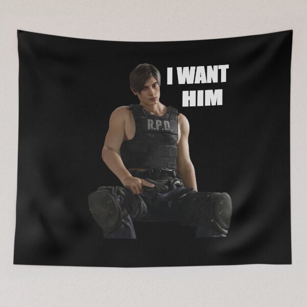 Item preview, I WANT LEON white text designed and sold by nemmywemmy.