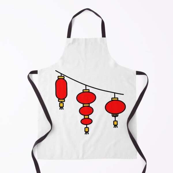Item preview, Three Red Chinese Lanterns designed and sold by OrderofOps.