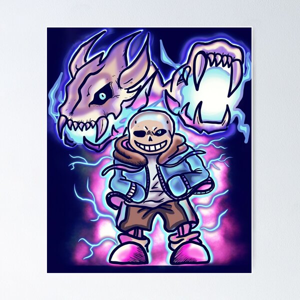 Undertale Sans Heat Poster - TeeHex