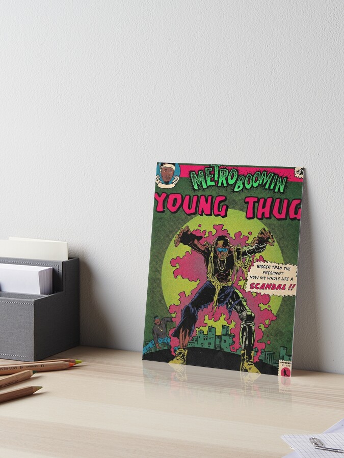 Metro Boomin Young Thug Heroes and Villains Album | Art Board Print