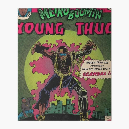 Metro Boomin Young Thug Heroes and Villains Album | Art Board Print
