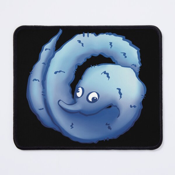 Item preview, worm on a string blue designed and sold by manins ⭐⭐⭐⭐⭐.