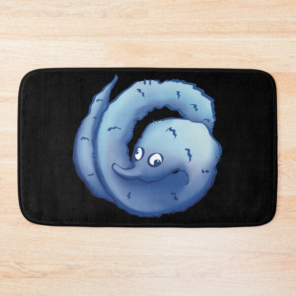 Item preview, worm on a string blue designed and sold by manins ⭐⭐⭐⭐⭐.
