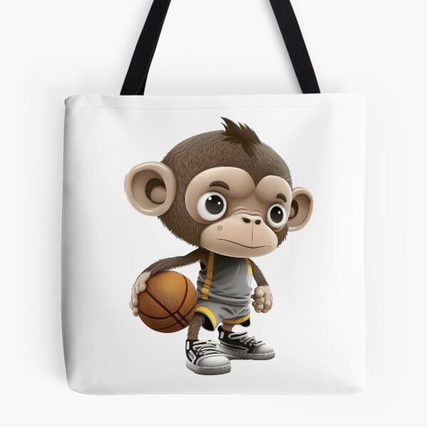 Item preview, Little cute Monkey Playing Basket Ball 4 designed and sold by Fivefix-Store.