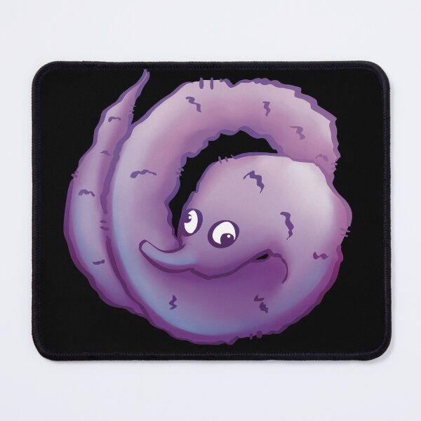 Item preview, worm on a string purple designed and sold by manins ⭐⭐⭐⭐⭐.