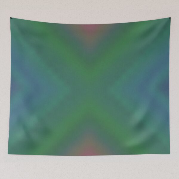 Item preview, Rainbow Hourglass Gradient #2 Abstract Design Green Blue Pink designed and sold by kattakitty.