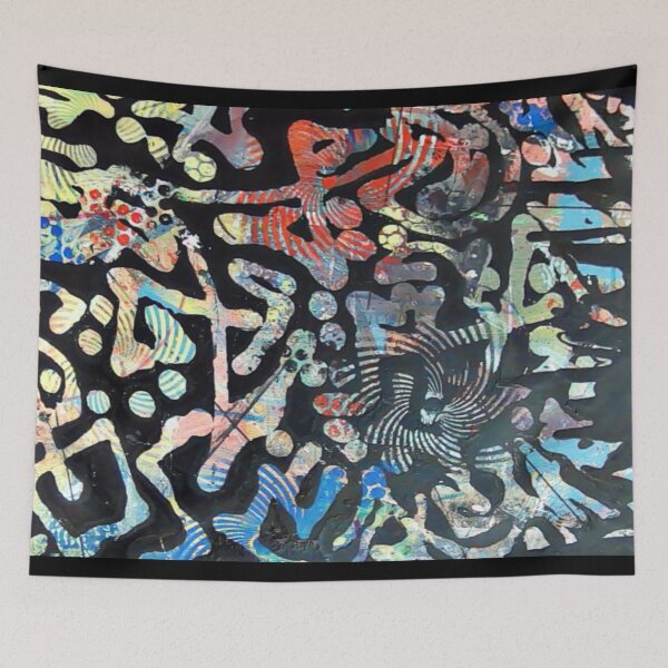 Item preview, Colorful Abstract Calligraffiti  designed and sold by 13th1rt3en.