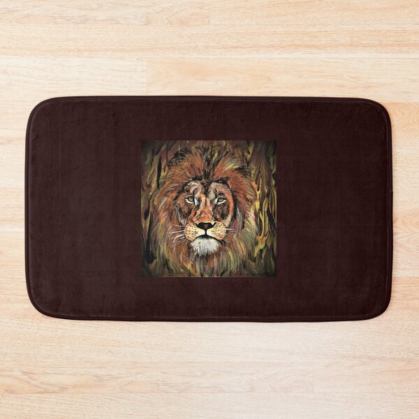 Item preview, Lion in Fire, acrylic designed and sold by janianna.