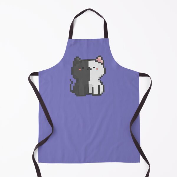 Item preview, Pixel Quiet Two Face Black White Cat 37 designed and sold by sosorimaru.