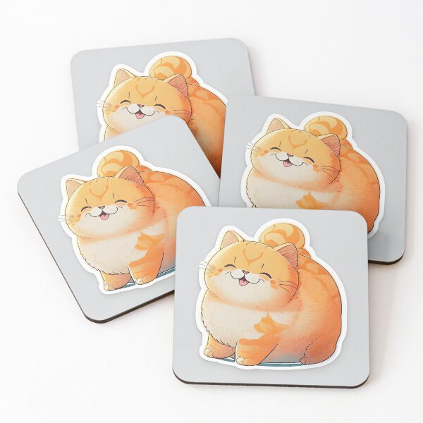 Item preview, Fluffy cat sticker designed and sold by AiWonderPrints.
