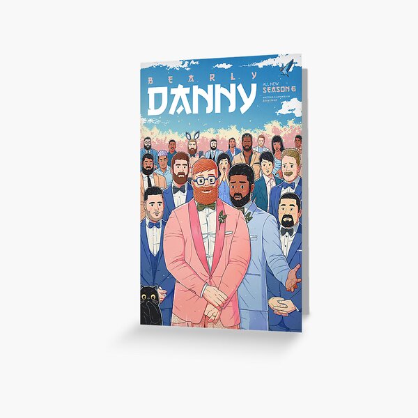 Bearly Danny Season 6 Postcard Greeting Card