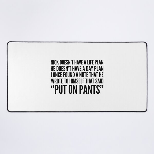 Item preview, Nick doesn’t have a life plan designed and sold by voidstickers.