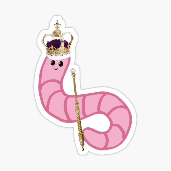 Item preview, worm (king) designed and sold by mystudiocreate.