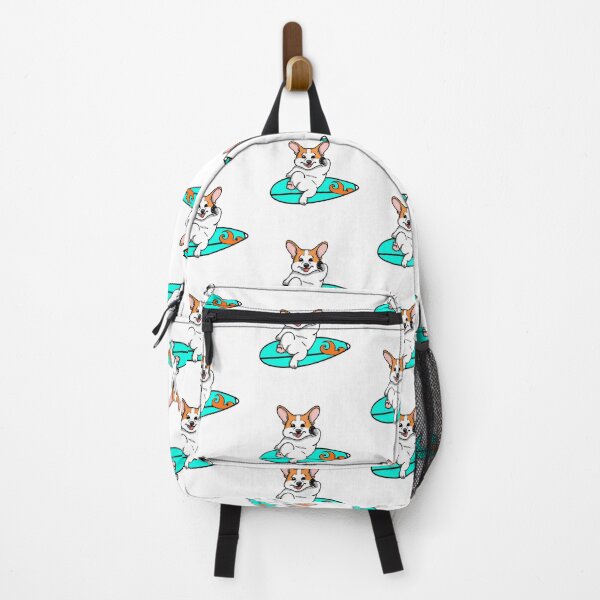 Item preview, Corgi dog chilling on surfboard designed and sold by YuneDesigns.