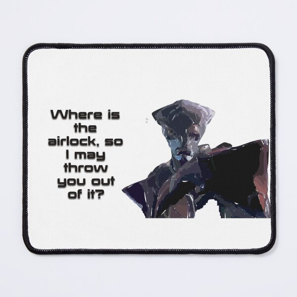 Item preview, Throw You Out the Airlock: Javik from Mass Effect designed and sold by IronCrip.