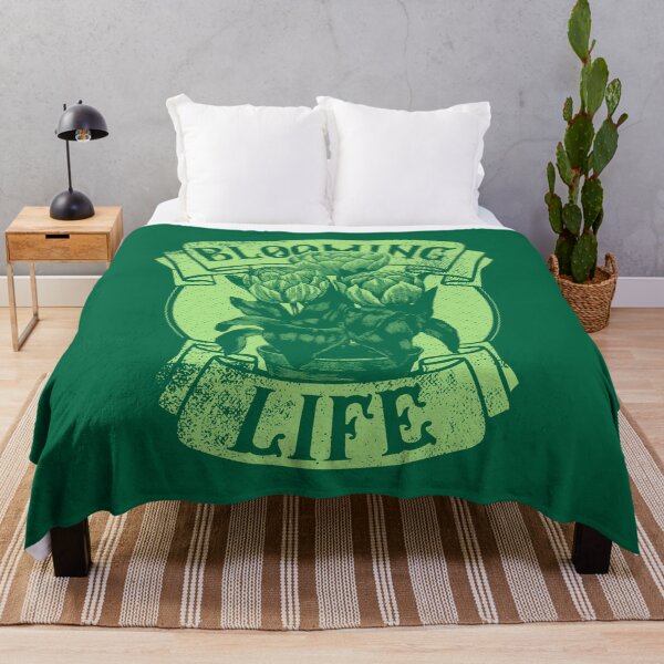 Item preview, Blooming Life | Light Green Artwork | designed and sold by VintagePlantJoy.