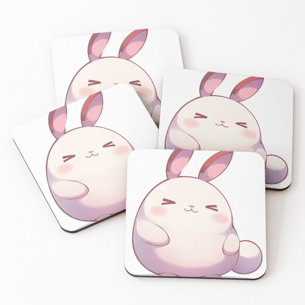 Item preview, A Cute Chubby Bunny Sticker Very Kawaii designed and sold by HikariAtelier.