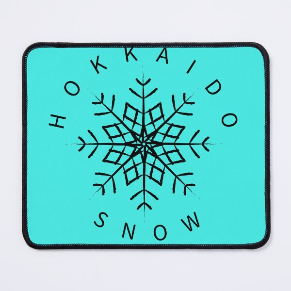 Item preview, Hokkaido Snow Snowflake Black designed and sold by ClaireBillson.