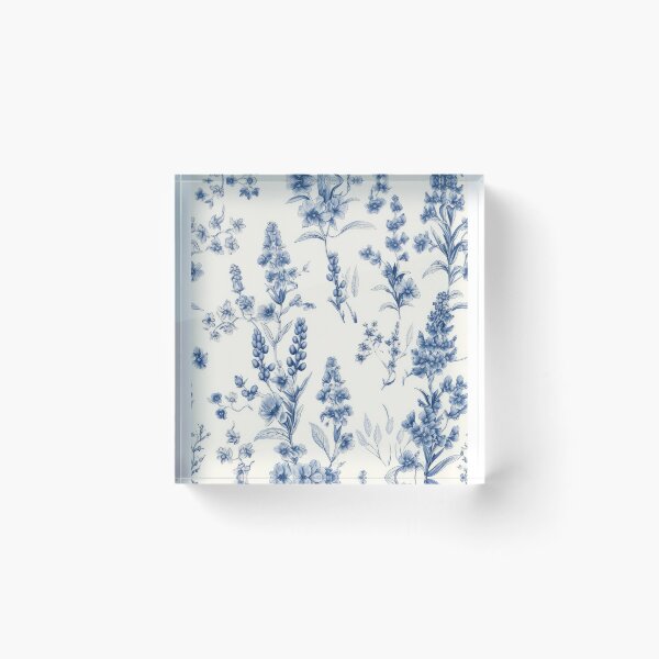 Item preview, Bluebonnets toile pattern designed and sold by artefacta.