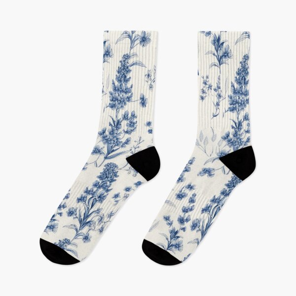 Item preview, Bluebonnets toile pattern designed and sold by artefacta.