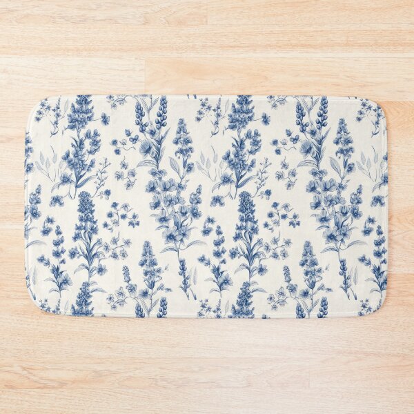 Item preview, Bluebonnets toile pattern designed and sold by artefacta.