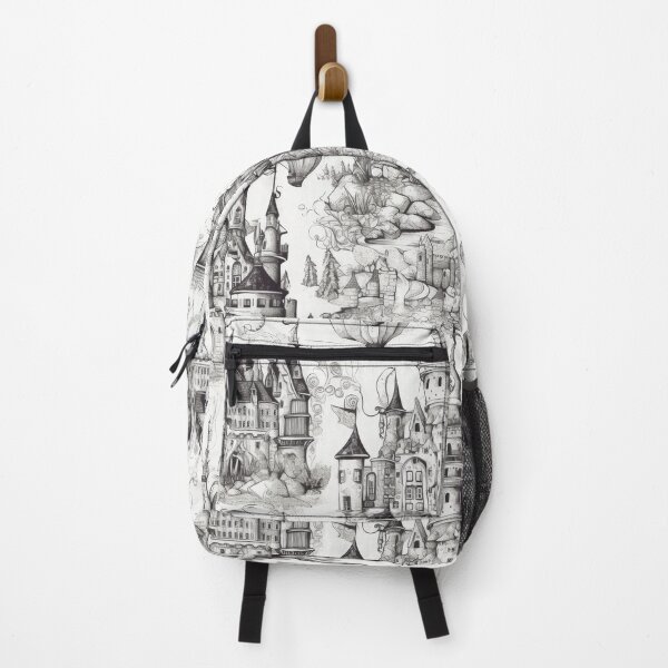 Item preview, Castles of Dreamland Toile Pattern designed and sold by artefacta.