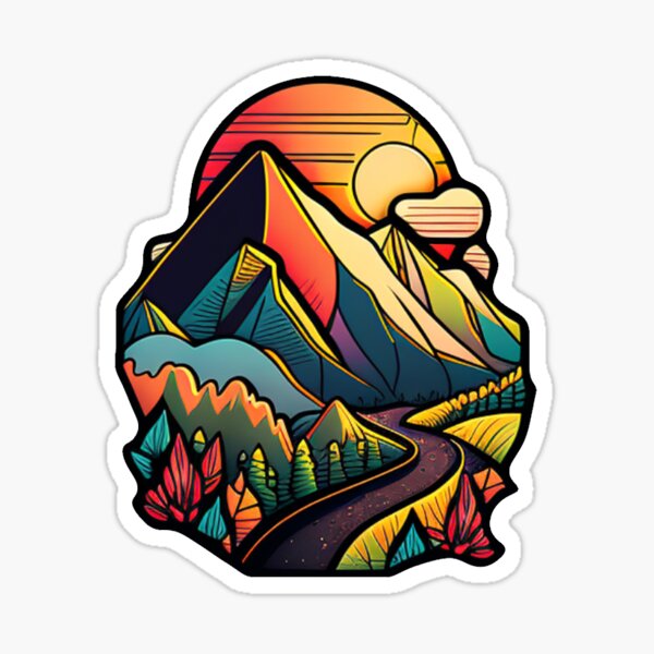 Rather be hiking Waterproof Sticker — NATURE WALK