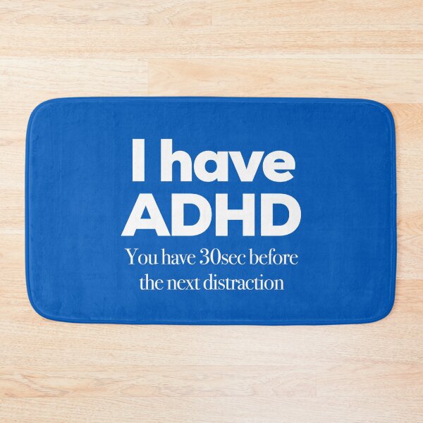 Item preview, Funny ADHD QUOTE - I have You have 30sec before the next distraction - Attention Deficit HyperActive Disorder | Neurodiversity | Neurodivergent | Neurodiverse designed and sold by MJDezigns.