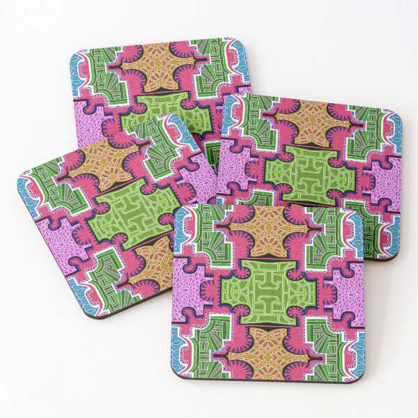 Item preview, Bohemian Ruinuvannya Pink Puzzle designed and sold by Deborah Maxemow.