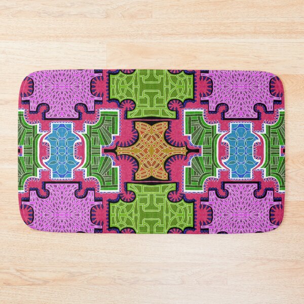 Item preview, Bohemian Ruinuvannya Pink Puzzle designed and sold by Deborah Maxemow.
