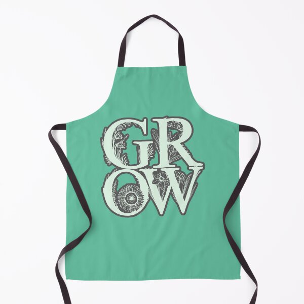 Item preview, Evergreen Grow Garden Floral Typography Sunflower Positivity designed and sold by Renata Illustrata.