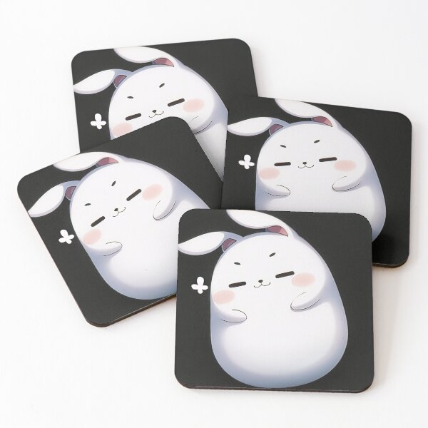 Item preview, A Cute Chubby Bunny Sticker Very Kawaii designed and sold by HikariAtelier.