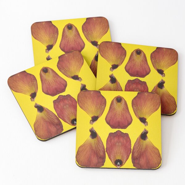 Item preview, Red blossom petal pattern designed and sold by Celestina Levant.