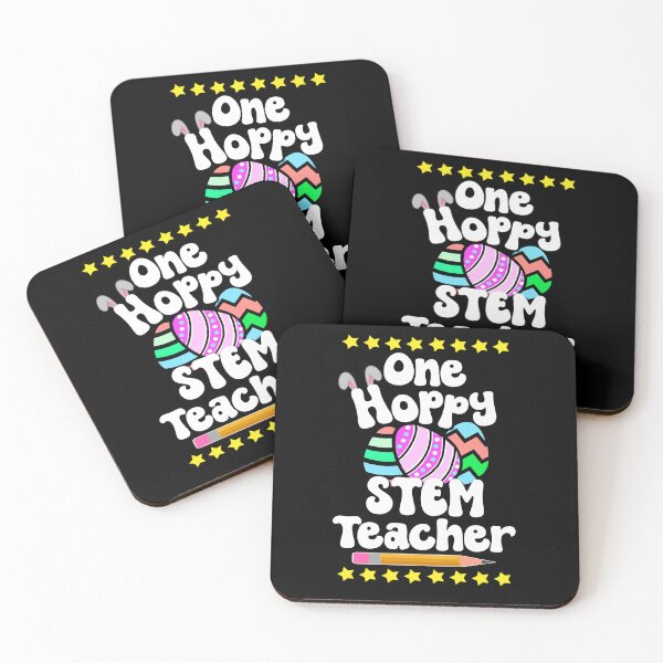 Item preview, One Hoppy STEM Teacher Happy Easter Egg Bunny Tutor Professor designed and sold by FlorenciaBliss.