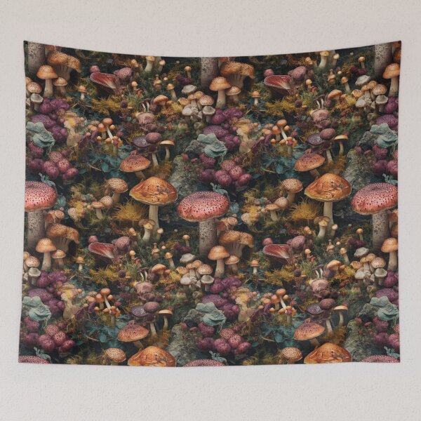 Item preview, Wild Mushrooms Tile Collection VIII designed and sold by SpectrumDesign9.