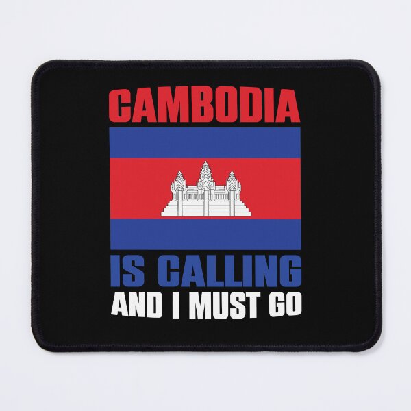 Item preview, Cambodia is calling and I must go - Motivational quote designed and sold by obedtheartist.