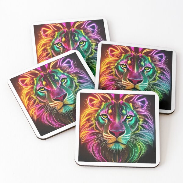 Item preview, Software Abstract Neon Art Cat Mothers Day Birthday Gift Visuals1106 - Software AI abstract 2023 designed and sold by coolkiwie.