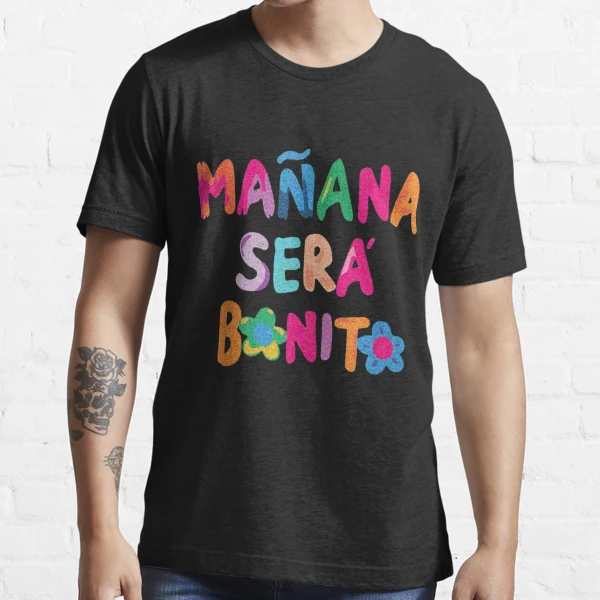 Camiseta de Manana Sera Bonito para mujer, ropa de calle de manga